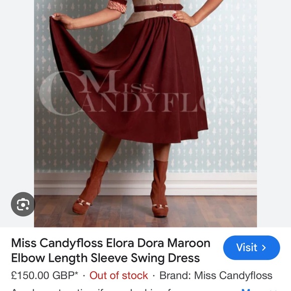 Miss Candyfloss Elora Dora Dress 4x - Picture 6 of 12